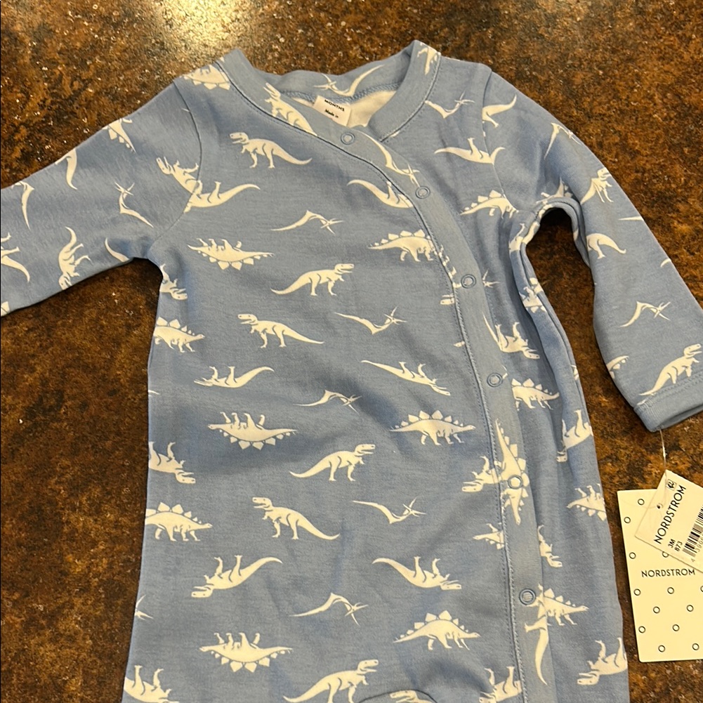 Baby Nordstrom Dinosaur Print Baby Onesie